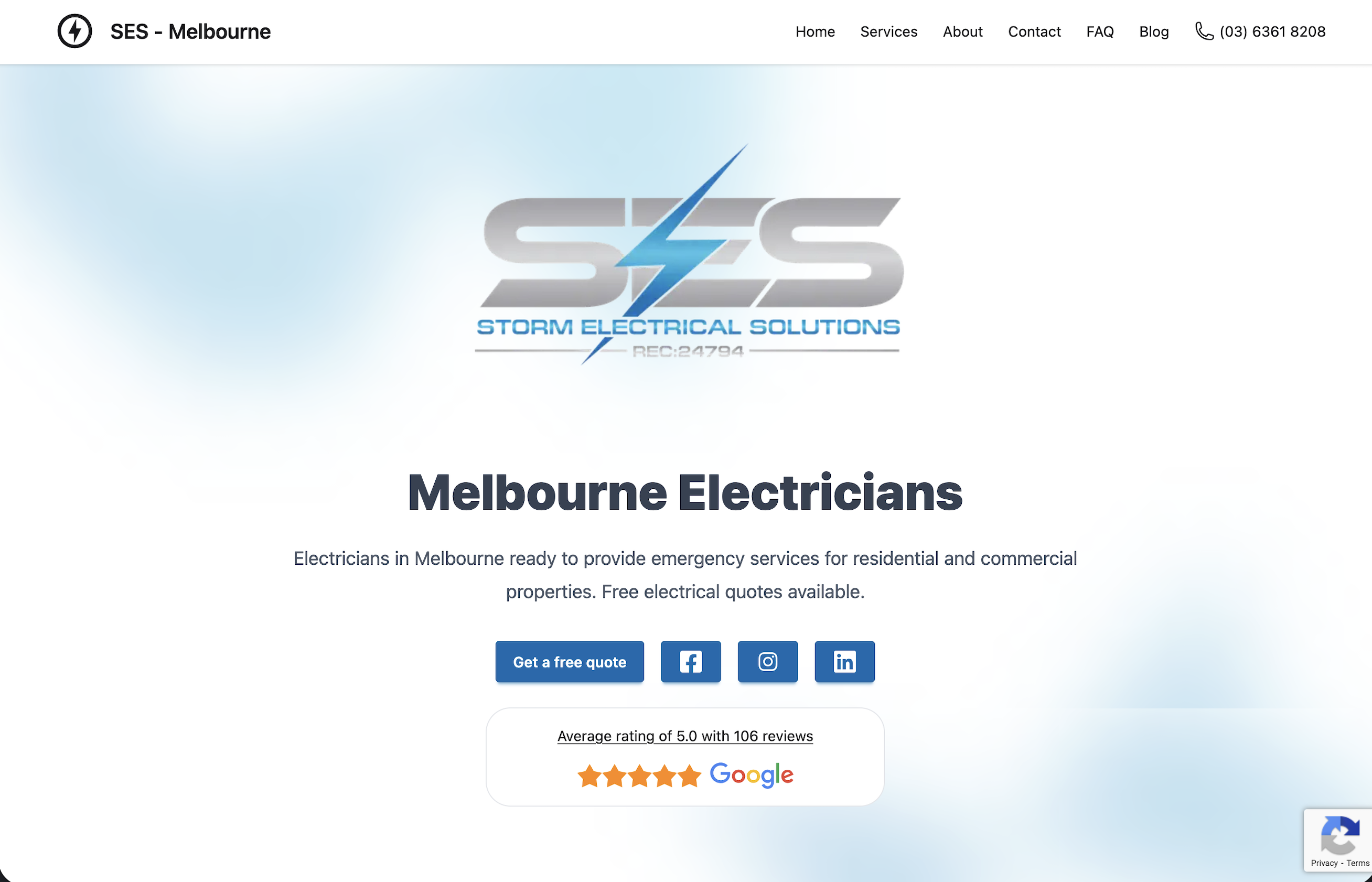 SES Melbourne desktop screenshot